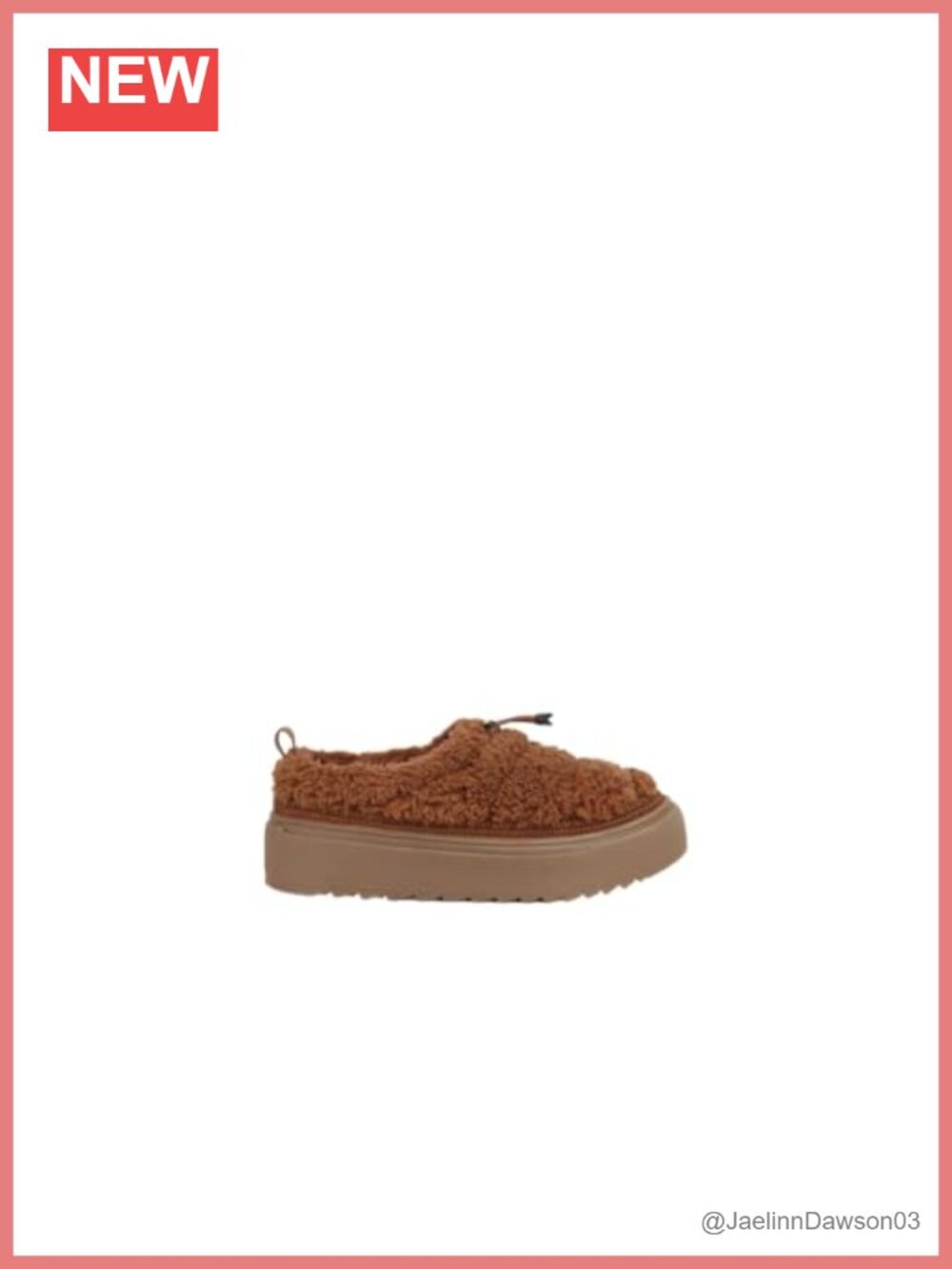 Faux Fur Slip-On Ankle Boots with Faux Sherpa Exterior